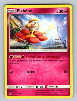 Flabebe (83) 83/131 Common SM - Forbidden Light NM - LP Pokemon TCG - Image 1