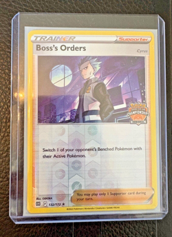 Pokemon Boss’s Orders Cyrus 132/172 - Regional Championship Promo - Image 3
