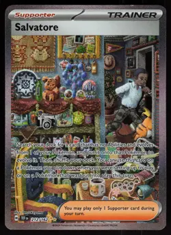 Salvatore 212/162 Special Illustration Rare Temporal Forces Pokemon - Image 1