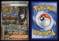 Salvatore 212/162 Special Illustration Rare Temporal Forces Pokemon - Image 3