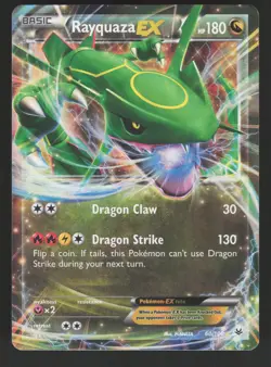 Rayquaza EX 60/108 Pokemon TCG XY - Roaring Skies LP - Image 1