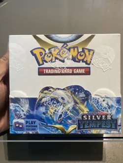 Pokemon TCG Sword & Shield Silver Tempest Booster Box NEW/Factory Sealed - Image 1