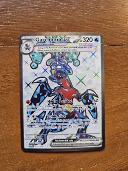 Pokemon Garchomp EX Holo Ultra Rare Card 219/182 Sv04: Paradox Rift - Image 1