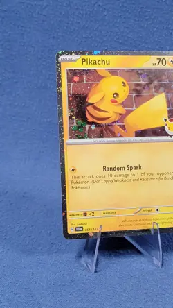 Pikachu 051/162 Pokemon Day 2026 Stamp Cosmos Holo Promo NM Mint 1 - Image 3