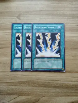Yu-Gi-Oh! - Lightning Vortex - 3X - Full Playset - Image 1