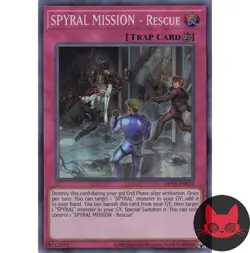 Yugioh SPYRAL MISSION - Rescue OP13-EN012 Super Rare NM - Image 1
