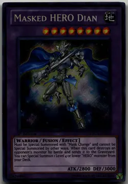 Masked HERO Dian Secret Rare 2012 Premium Collection Tin PRC1-EN019 LP - Image 1