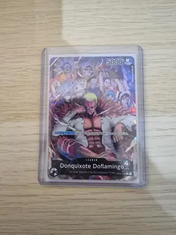 OP04-019 Donquixote Doflamingo Alternate Art Leader- One Piece Trading Card Game - Image 1