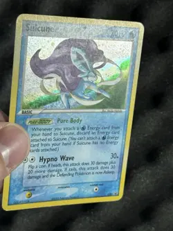 Suicune 030 Holo Rare Nintendo Black Star Promos - Pokemon Card - PLAYED Swirl - Image 2