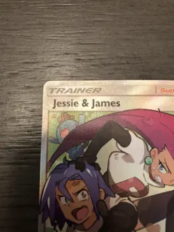 Jessie & James 68/68 Hidden Fates Full Art Trainer Pokemon Card NM+ Pack Fresh - Image 5
