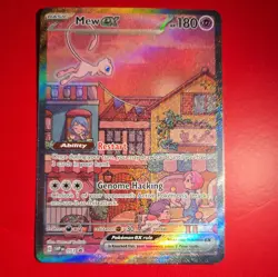 Mew EX SVP 053 Pokemon TCG Scarlet & Violet 151 UPC Promo Card NM Condition B - Image 1
