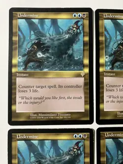 Magic The Gathering MTG Undermine X4 Cards Invasion Regular Rare - Image 2