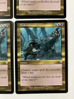 Magic The Gathering MTG Undermine X4 Cards Invasion Regular Rare - Image 4