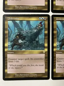 Magic The Gathering MTG Undermine X4 Cards Invasion Regular Rare - Image 5