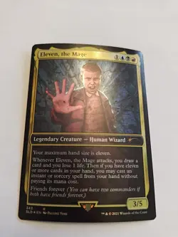 Eleven, the Mage 343 Foil Secret Lair Stranger Things MTG Card NM - Image 1