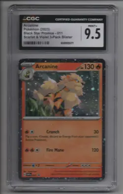 Arcanine 011 Sv: Scarlet & Violet Promo Cards Holo - CGC 9.5 - Image 1