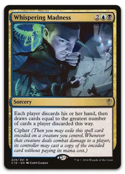 Whispering Madness #229 (NM) Commander 2016 C16 Magic MTG - Image 1