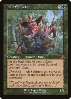 Nut Collector (Retro Frame) Dominaria Remastered Regular NM - Image 1