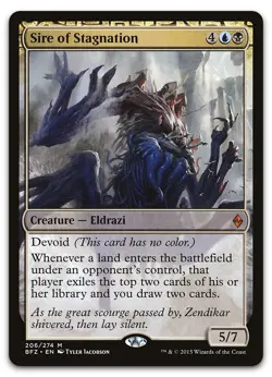 Sire of Stagnation #206 (NM) Battle for Zendikar BFZ Magic MTG - Image 1