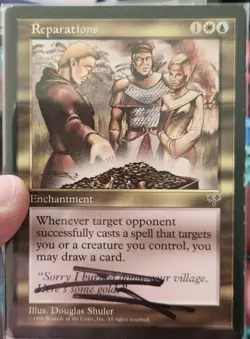 Mtg. Reparations. Mirage. Signed. Played - Image 1