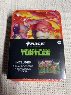 Magic: The Gathering TMNT Play Booster Tin with Exclusive Sticker - Image 3