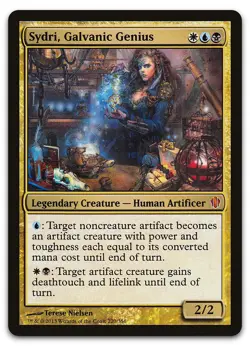 Sydri, Galvanic Genius #220 (LP) Commander 2013 C13 Magic MTG - Image 1
