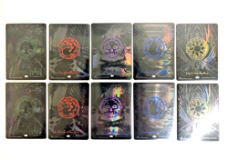 MTG Phyrexia All Will Be One FOIL Oil Slick Raised Lands 20 of each 100 total NM - Image 2