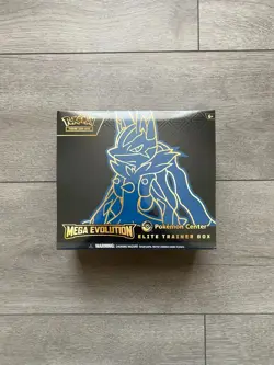 Pokemon Center TCG: Mega Evolutions Lucario Elite Trainer Box (ETB) - SEALED - Image 1