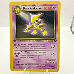 Pokemon TCG 1st Edition Dark Alakazam 18/82 - Team Rocket Set - Rare - NM 💎 - Image 1