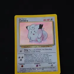 Pokemon TCG Clefairy Base Set 005/102 Holo Rare 40 HP 1999 - Image 5