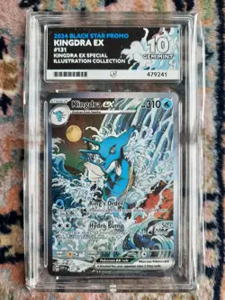 Ace 10 Kingdra EX Black Star Promo SVP131 GEM MINT Pokemon TCG Card - Image 1