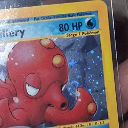 2002 POKEMON CARD OCTILLERY H20/H32 HOLO SWIRL E READER AQUAPOLIS SERIES MP GOOD - Image 3
