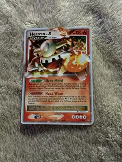 Pokemon Heatran LV.X Diamond & Pearl Rare Holo 120 HP Card 97/100 2008 - Image 1
