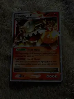 Pokemon Heatran LV.X Diamond & Pearl Rare Holo 120 HP Card 97/100 2008 - Image 3