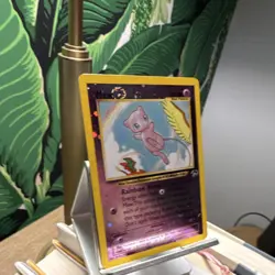 Pokemon Mew Southern Islands Holo Promo 30 HP Basic 1/18 Rainbow Wave Card - Image 3