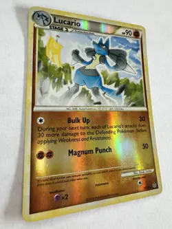 Pokemon Lucario 19/95 Unleashed - Reverse Holo - 2010 LP - Image 3