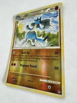 Pokemon Lucario 19/95 Unleashed - Reverse Holo - 2010 LP - Image 4