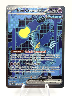 Pokemon Iron Crown ex 158/131 Sv Prismatic Evolutions Special Art Holo 220 HP - Image 1