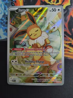 Pokemon TCG Eevee 173 Holo Promo Prismatic Evolutions NM Condition - Image 3