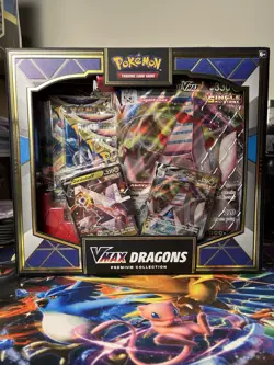 Pokemon Sealed Vmax Dragons Premium Collection Box - Image 3
