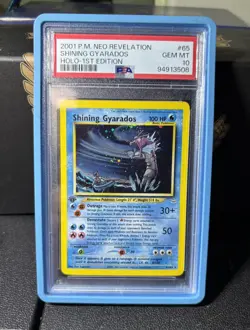Pokemon Neo Revelation 1st Edition 2001 Shining Gyarados Holo PSA 10 65/64 - Image 1