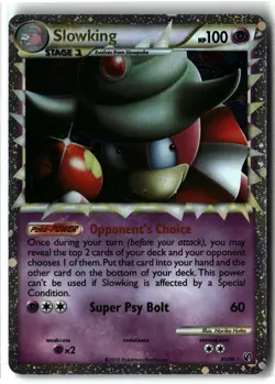 Slowking ⭐ 85/90 Holo Rare Prime HGSS Undaunted 2010 Pokemon MP - Image 1