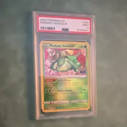 Radiant Venusaur 004/078 Pokemon GO Holo PSA 9 - Image 1
