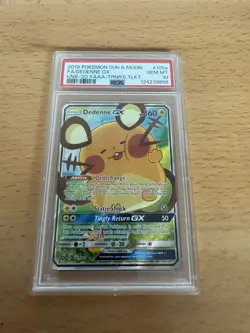 Dedenne GX Full Art Sun & Moon Unbroken Bonds Trainers Toolkit 195a/214 PSA 10 - Image 2