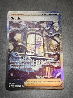 Pokemon Grusha 268/193 Special Illustration Rare SV Paldea Evolved NEAR MINT TCG - Image 1