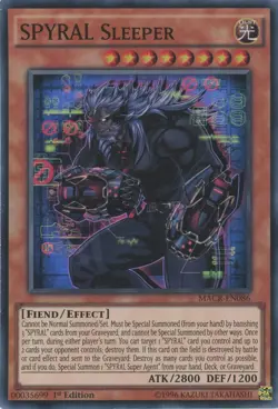 Yugioh Spyral Sleeper MACR-EN086 Super Rare 1st Edition NM x3 Play Set - Image 1
