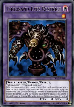 Thousand-Eyes Restrict - Rare 1st Edition DPRP-EN046 - NM - YuGiOh - Image 1