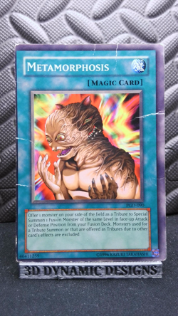 | Yugioh Metamorphosis PGD-090 Common ERROR OC Miscut DMG 🔥 | - Image 1