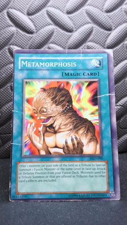 | Yugioh Metamorphosis PGD-090 Common ERROR OC Miscut DMG 🔥 | - Image 2