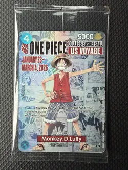 Monkey.D.Luffy (055) (College Basketball US Voyage) P-055 One Piece Promotion... - Image 1